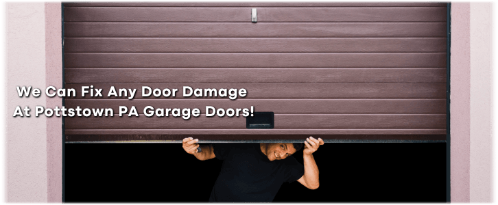 Garage Door Off Track In Pottstown PA